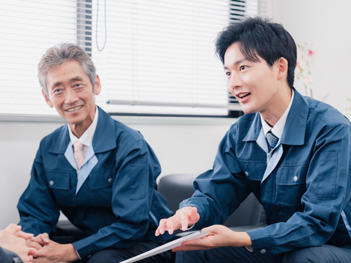 計画表に沿って定期点検のお打ち合わせ